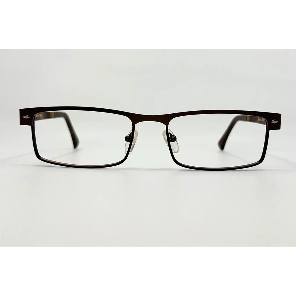 Pentax Eyeglass Frames Mens Brown Attitude 5 Z87-2+ Rectangular 140mm